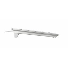 CHERRY KC 6000 SLIM FOR MAC tastiera Ufficio USB QWERTZ Tedesco Argento