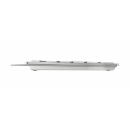 CHERRY KC 6000 SLIM FOR MAC tastiera Ufficio USB QWERTZ Tedesco Argento