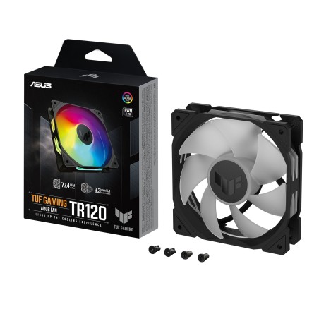 ASUS TUF Gaming TR120 ARGB Fan - Single Pack Computer case 4.72" (12 cm) Black