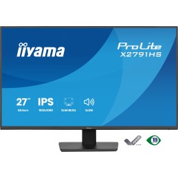 iiyama ProLite X2791HS-B1 pantalla para PC 68,6 cm (27") 1920 x 1080 Pixeles Full HD LED Negro