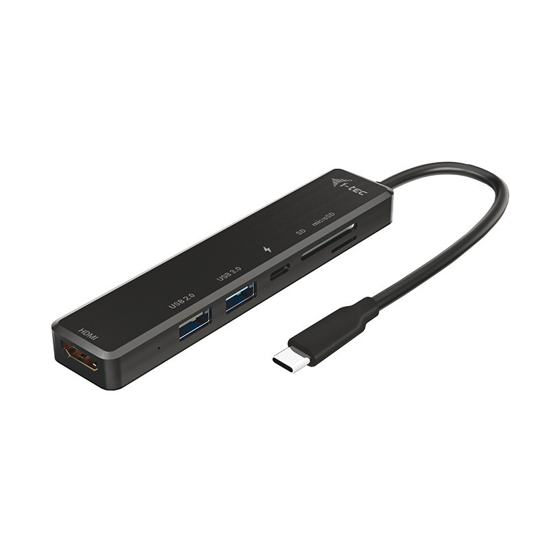 i-tec C31TRAVELEASYDOCKPD laptop dock port replicator Wired USB 3.2 Gen 1 (3.1 Gen 1) Type-C Black
