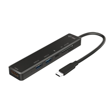 i-tec C31TRAVELEASYDOCKPD laptop dock port replicator Wired USB 3.2 Gen 1 (3.1 Gen 1) Type-C Black
