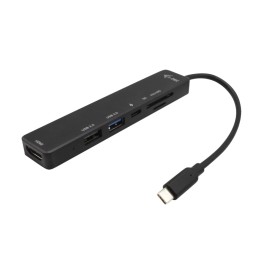 i-tec C31TRAVELEASYDOCKPD laptop dock port replicator Wired USB 3.2 Gen 1 (3.1 Gen 1) Type-C Black