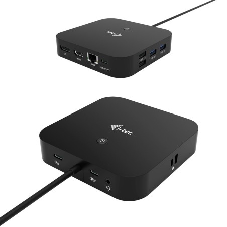 i-tec C31HDMIDPDOCKPD laptop dock port replicator Wired USB 3.2 Gen 1 (3.1 Gen 1) Type-C Black