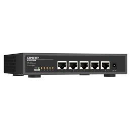 QNAP QSW-3205-5T switch No administrado 10G Ethernet (100 1000 10000) Escritorio Negro