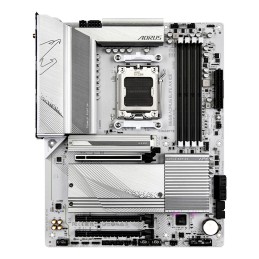 GIGABYTE B650 AORUS ELITE AX ICE Mainboard – Unterstützt AMD Ryzen 9000 CPUs, 12+2+2 Phasen digitales VRM, bis zu 8000 MHz DDR5