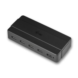 i-tec U3HUB742 interface hub USB 3.2 Gen 1 (3.1 Gen 1) Type-B 5000 Mbit s Black