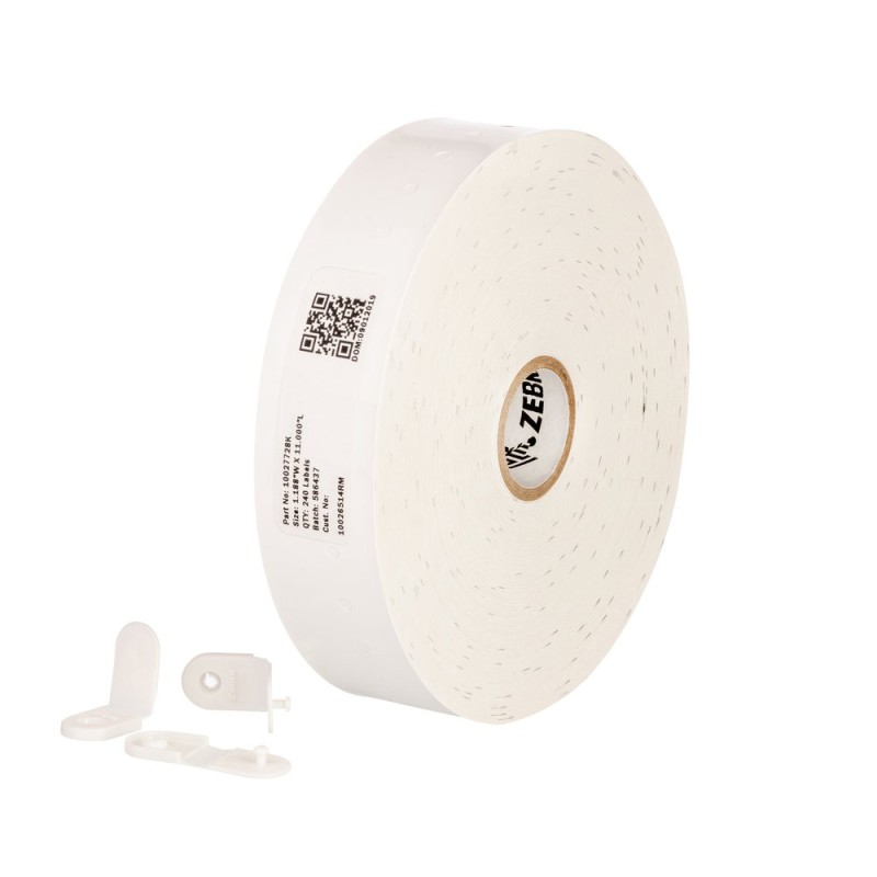 Zebra Z-Band Quickclip Wristband Weiß
